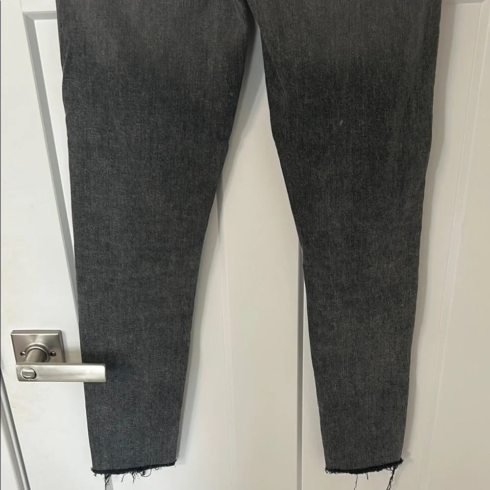 Agolde Charcoal Distressed Denim - Picture 6 of 9